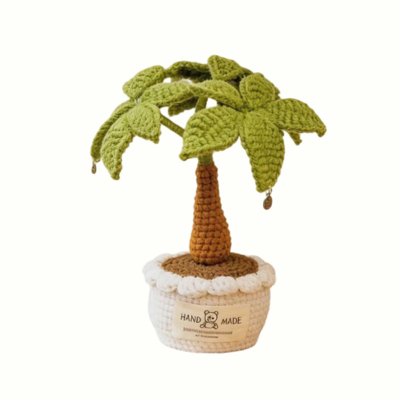 Crocheted Money Tree(Pachira Aquatica)