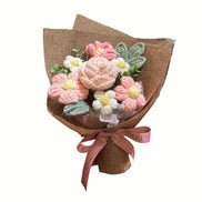 Crocheted Rose Bouquet