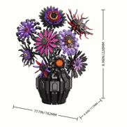 Size details of Demon Sunflower