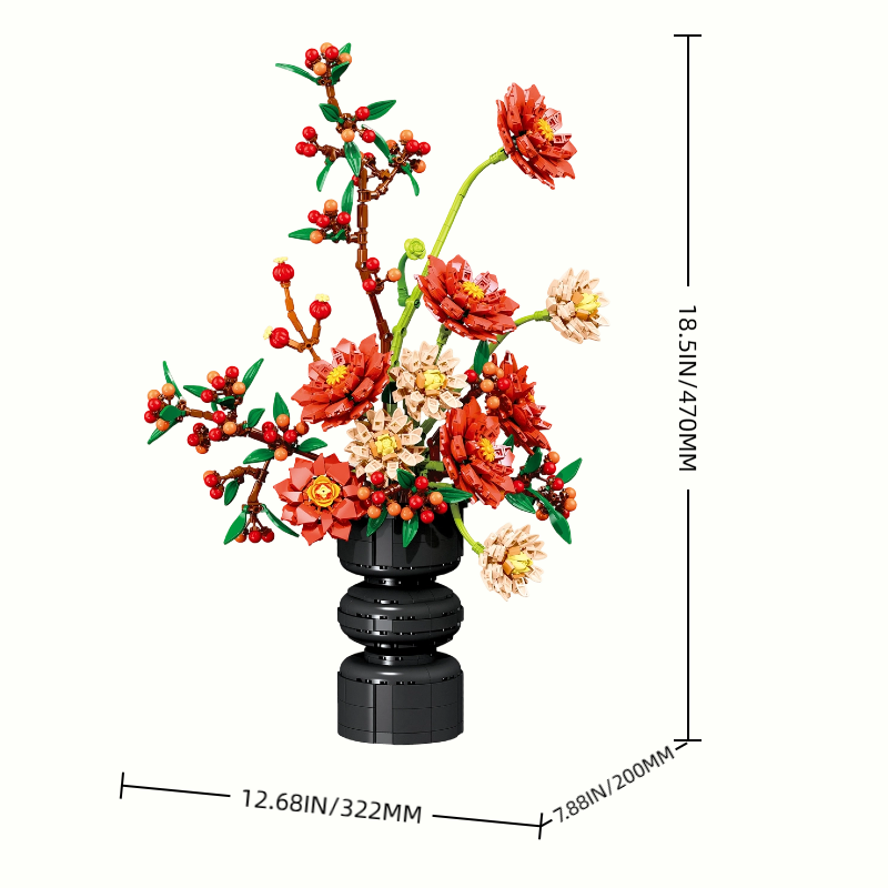 Size details of Dahlia