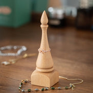 Solid Wood Ring Holder