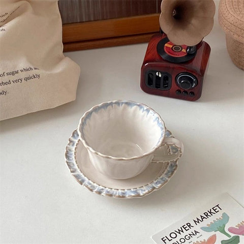 Ice-Glaze Fluted Teacup