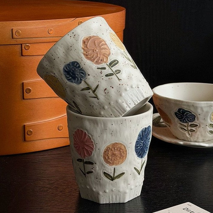 Rustic Wildflower Hand-Warmer Mug