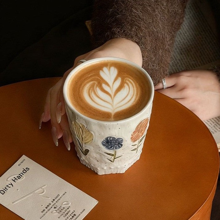 Rustic Wildflower Hand-Warmer Mug
