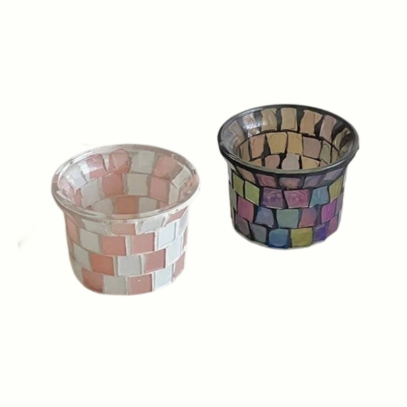 Stained Glass Candlesticks