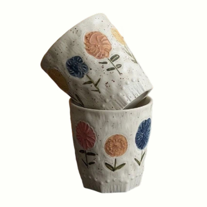 Rustic Wildflower Hand-Warmer Mug