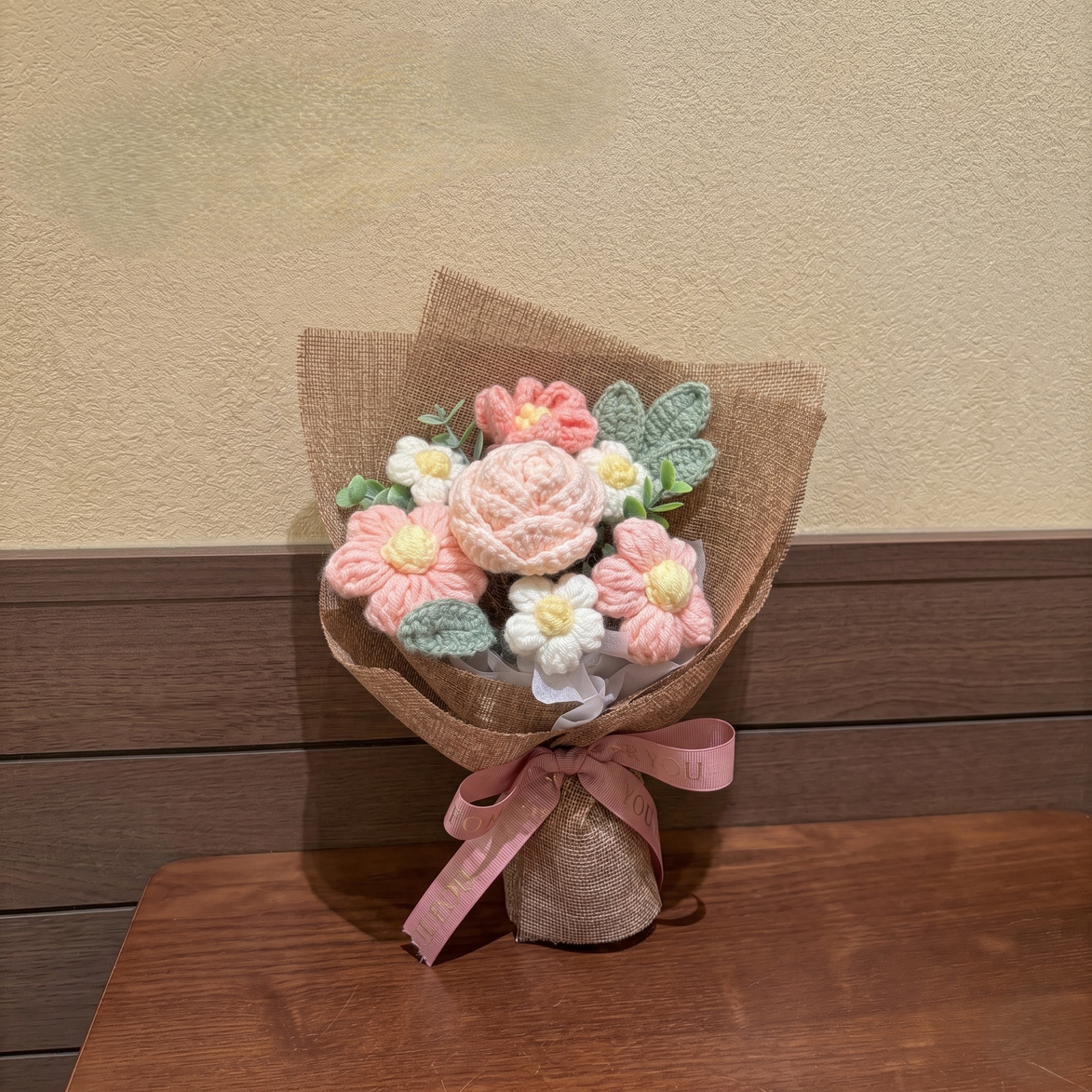 Crocheted Rose Bouquet