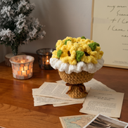 Crocheted Sunflower Bouquet