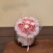 Crocheted Carnation Bouquet