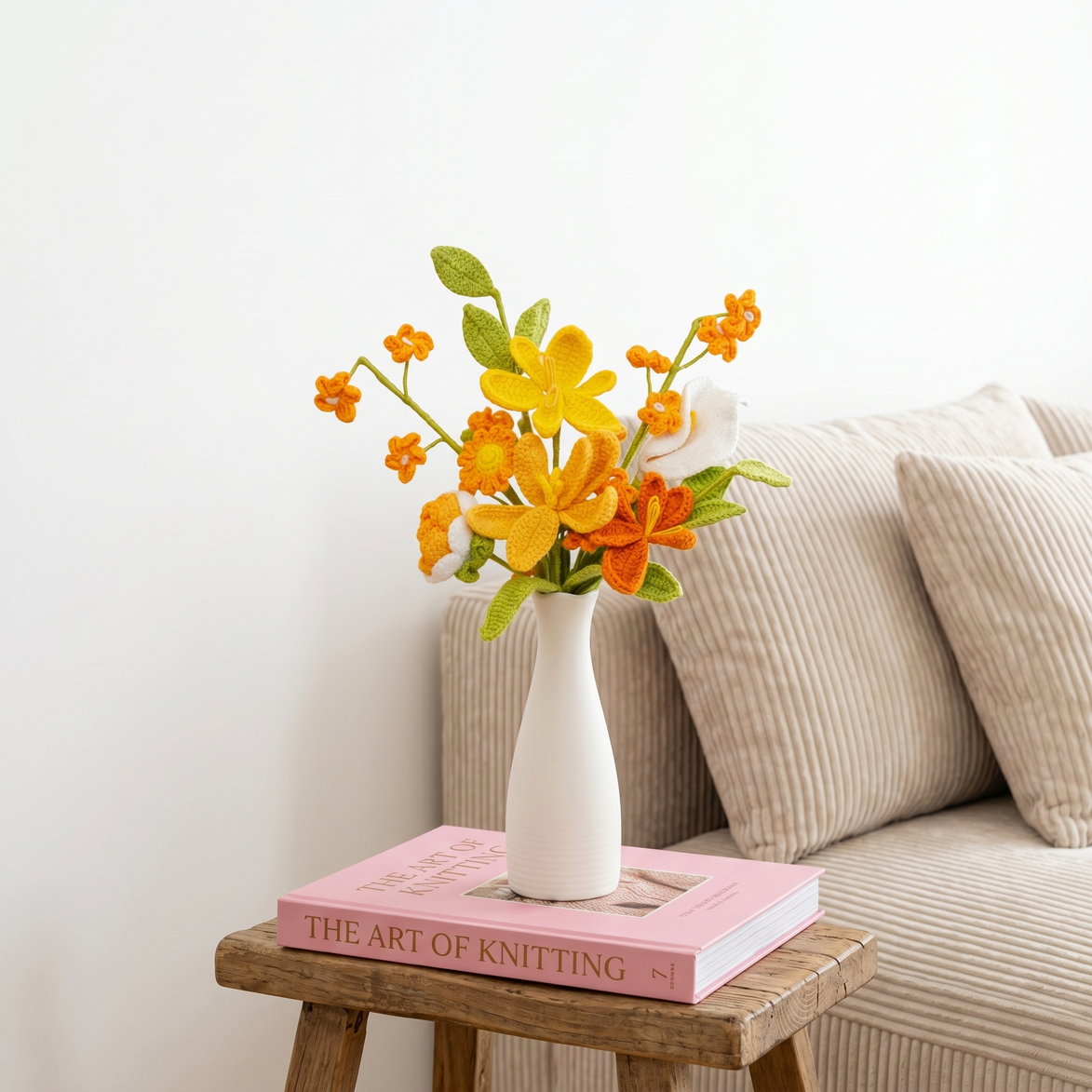 Crocheted Gesang Flower Bouquet