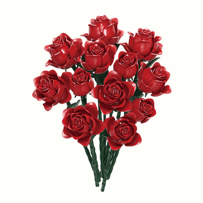 Front view of Red Roses Bouquet