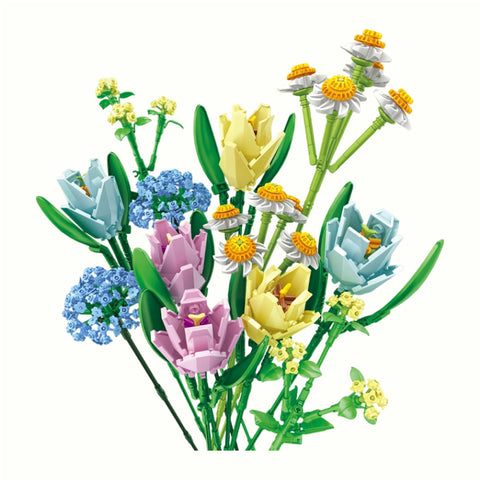 Front view of The Spring Pastel Bouquet